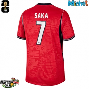 Englanti Bukayo Saka #7 Vieraspaita MM-kisat 2026 Lyhythihainen
